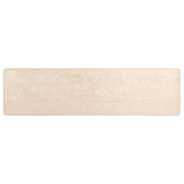 Creme Teppichläufer 100x300 cm