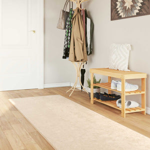 Creme Teppichläufer 100x400 cm
