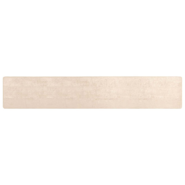 Creme Teppichläufer 100x400 cm