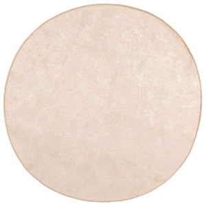Creme Teppichläufer 120x120 cm
