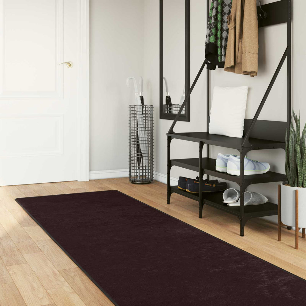 Anthrazit Teppichläufer MARSA 80x450 cm