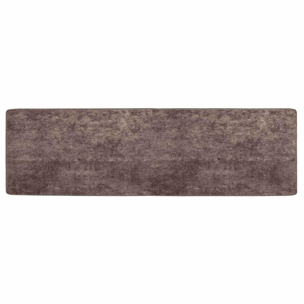 Grauer Teppichläufer MARSA 50x150 cm
