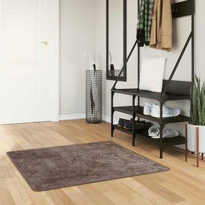 Grauer Teppichläufer MARSA 100x100 cm
