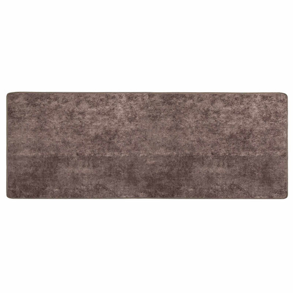 Grauer Teppichläufer MARSA 100x250 cm