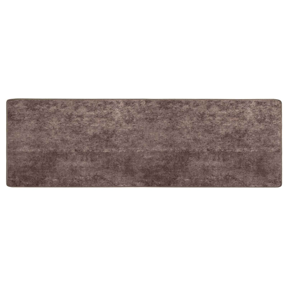 Grauer Teppichläufer MARSA 100x350 cm