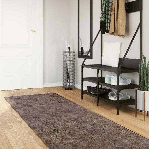 Grauer Teppichläufer MARSA, 100x450 cm