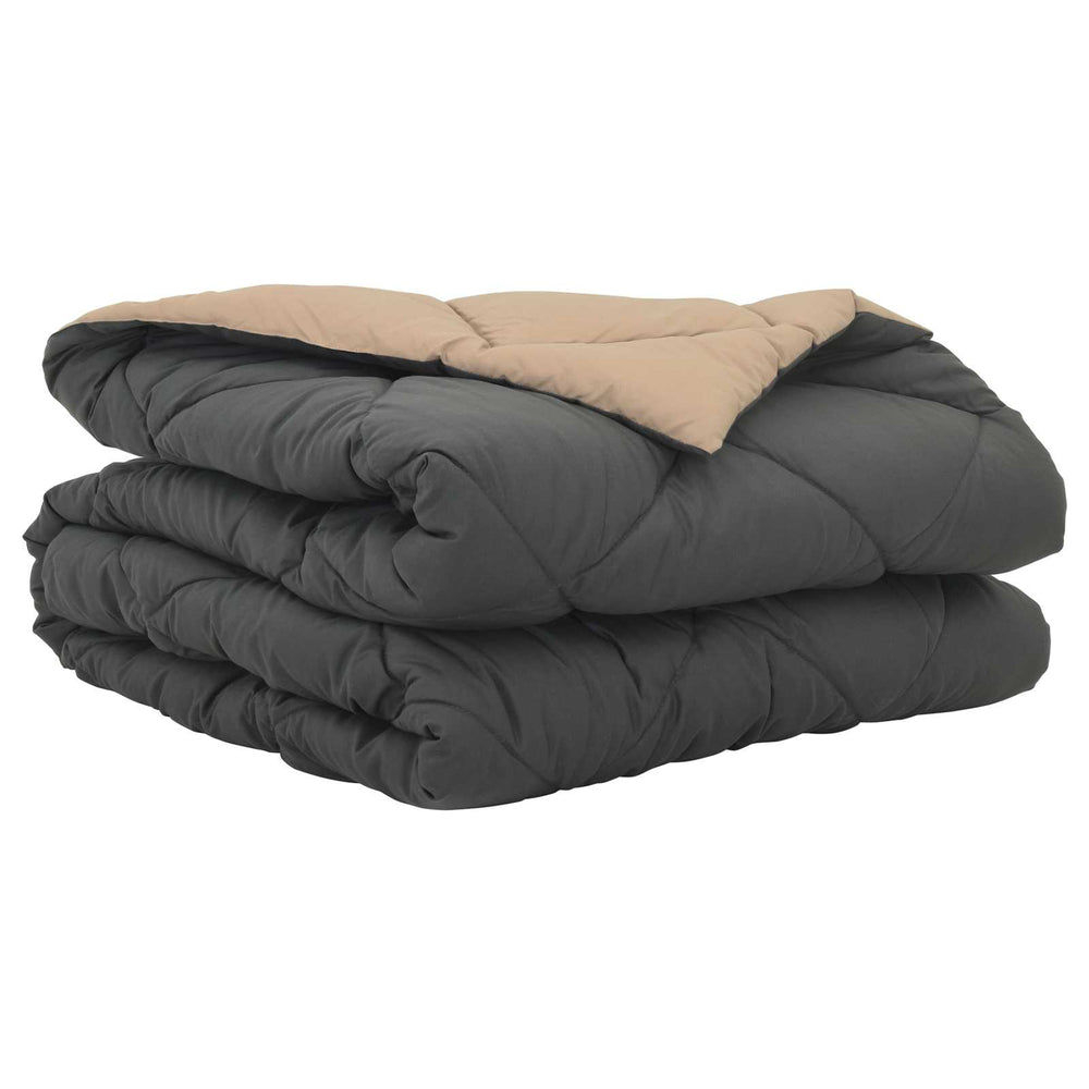 Sommerdecke Anthrazit Taupe 220x135 cm