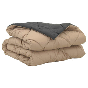 Sommerdecke Anthrazit Taupe 220x135 cm