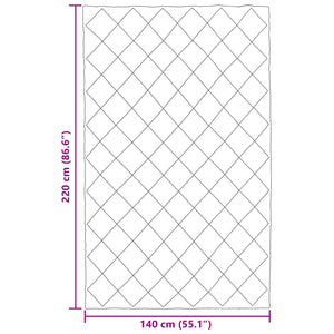 Sommerdecke Anthrazit Taupe 220x140cm