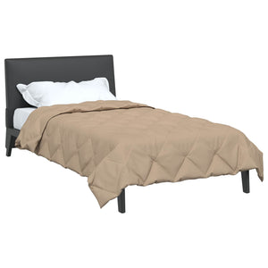Sommerdecke Taupe 200x135 cm Mikrofaser