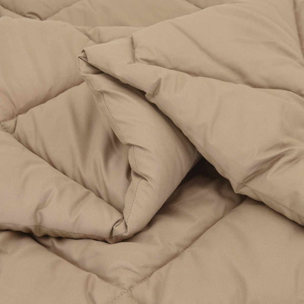Sommerdecke Taupe 240x260 cm Mikrofaser