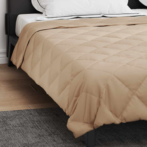 Sommerdecke Taupe 240x260 cm Mikrofaser