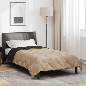 Schwarze Sommerdecke 220x135 cm