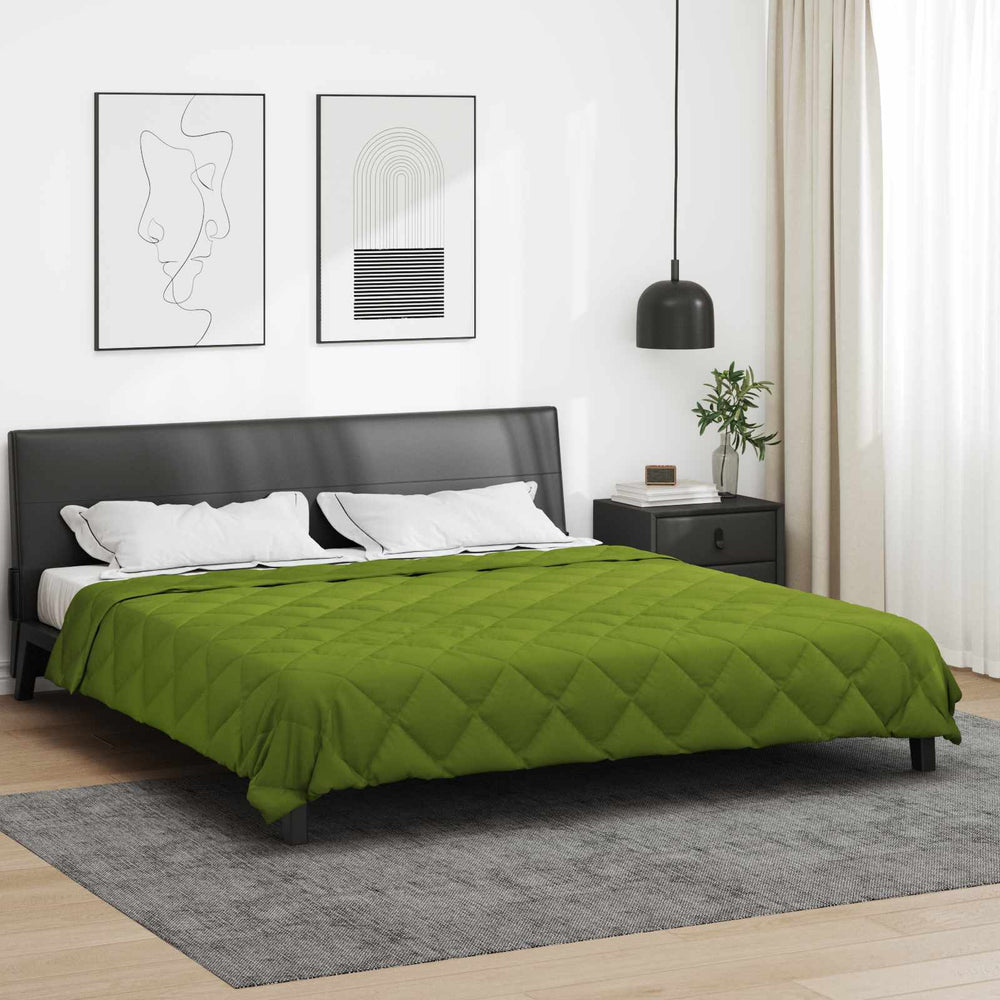 Ganzjahresbettdecke Grün 200x200 cm