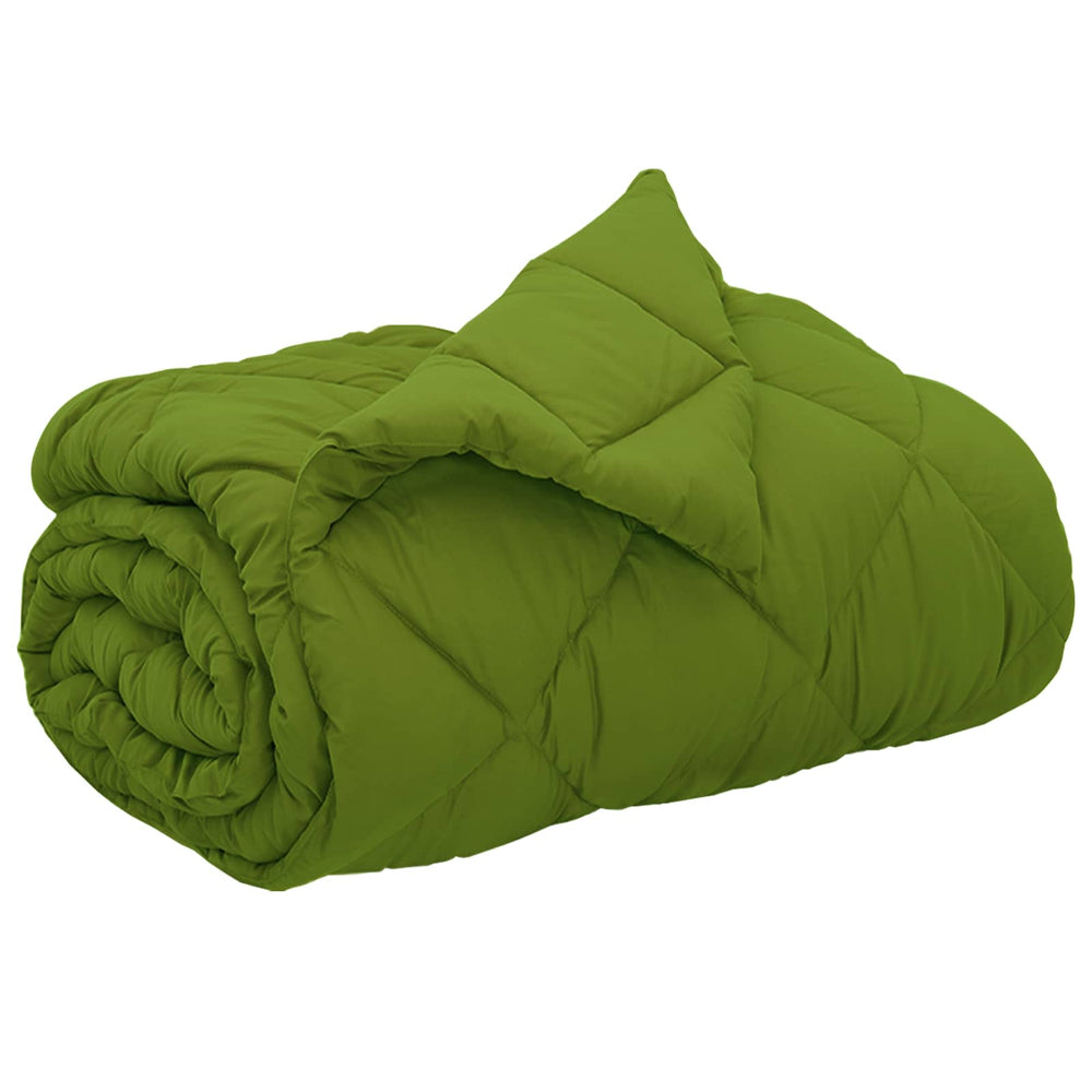 Grüne Ganzjahresbettdecke 200x240 cm