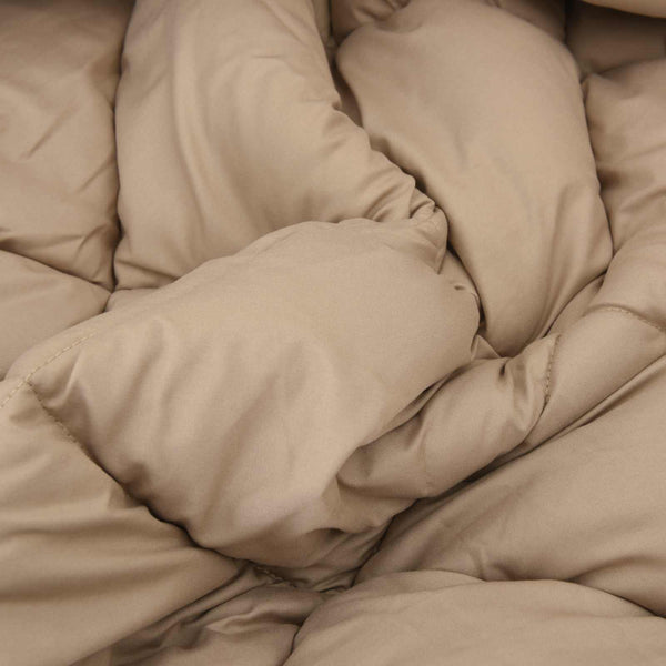Ganzjahresbettdecke Taupe 200x240 cm