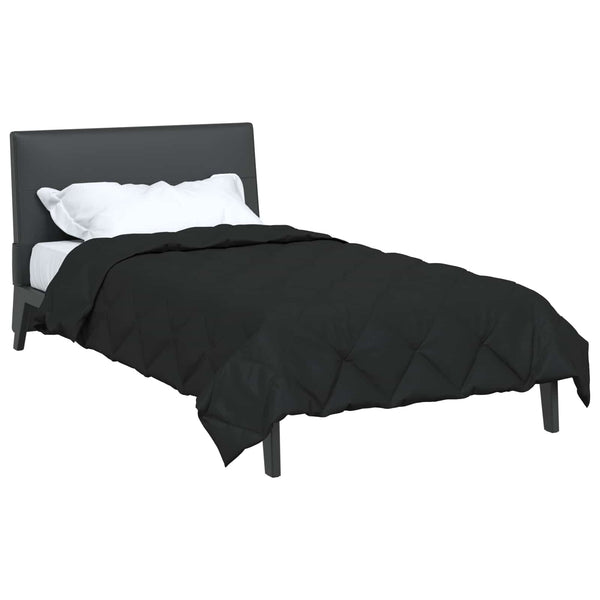 Ganzjahresbettdecke Schwarz 135x220 cm