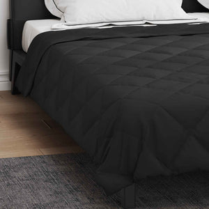 Schwarze Ganzjahresbettdecke 240x260 cm
