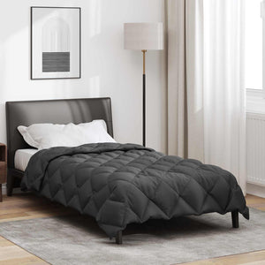 vidaXL Winter Duvet Anthracite 155 x 220 cm Microfiber