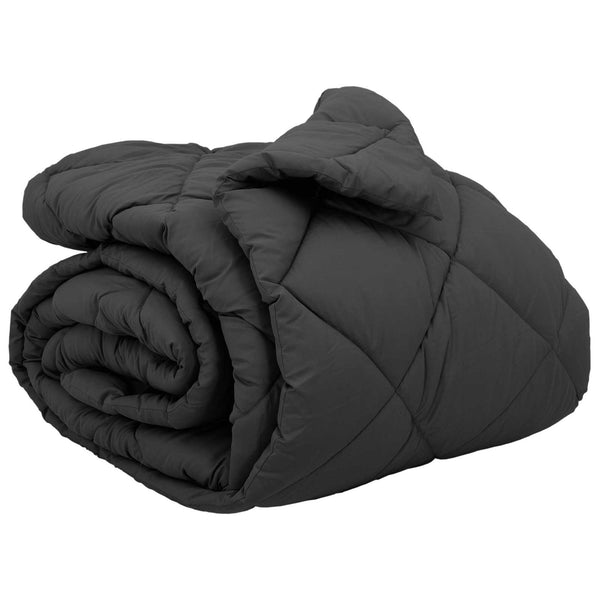 vidaXL Winter Duvet Anthracite 200 x 200 cm Microfiber