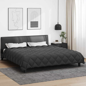 Anthrazit Winterbettdecke 240x260 cm