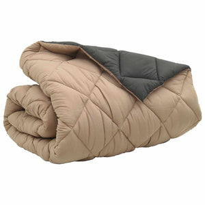 Winterbettdecke Anthrazit Taupe 200x240 cm