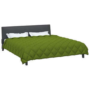 Grüne Winterbettdecke 200x200 cm Mikrofaser