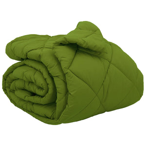 Grüne Winterbettdecke 220x240 cm Mikrofaser