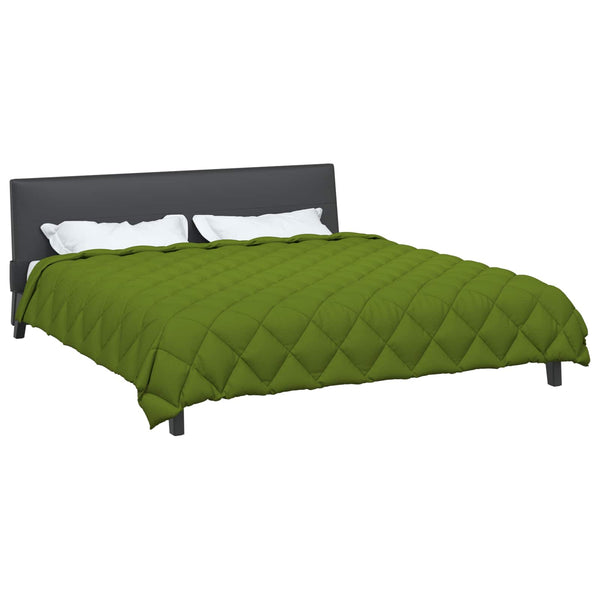 vidaXL Winter Duvet Green 220 x 260 cm Microfiber