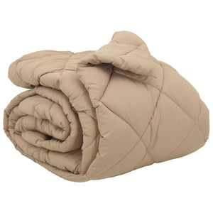 Winterbettdecke Taupe 240x260 cm