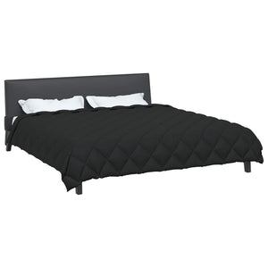 Schwarze Winterbettdecke 200x220 cm