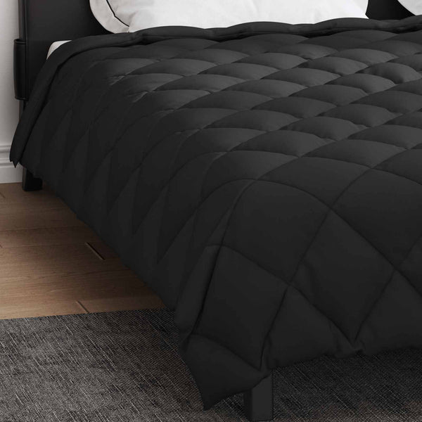 Winterbettdecke Schwarz 220x240 cm