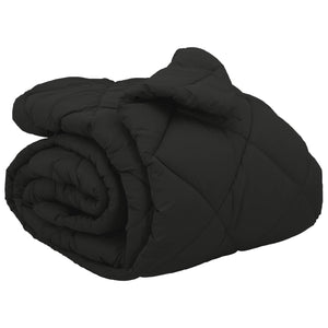 Schwarze Winterbettdecke 240x260 cm