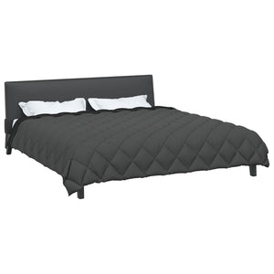 Winterbettdecke Schwarz Anthrazit 200x240 cm
