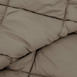 vidaXL Winter Duvet Light Grey 140 x 200 cm Microfiber