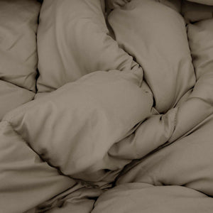 vidaXL Couette d'hiver Gris clair 135 x 220 cm Microfibre