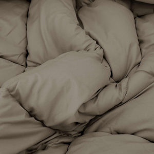 vidaXL Winter Duvet Light Grey 220 x 260 cm Microfiber