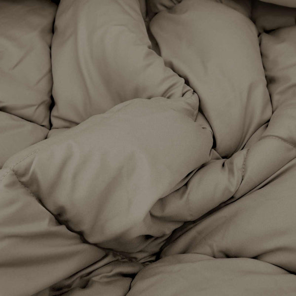 vidaXL Winter Duvet Light Grey and Anthracite 220 x 260 cm Microfiber