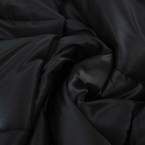 Schwarze Sommerdecke 135x220 cm