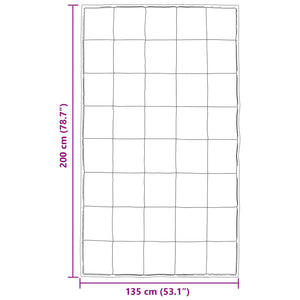 Ganzjahresbettdecke Silber 135x200 cm