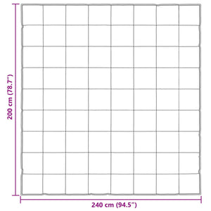Goldene Winterbettdecke 200x240 cm
