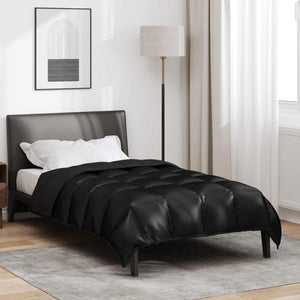 Schwarze Winterbettdecke 140x200 cm