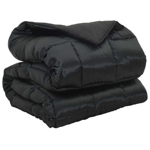 Schwarze Winterbettdecke 200x240 cm