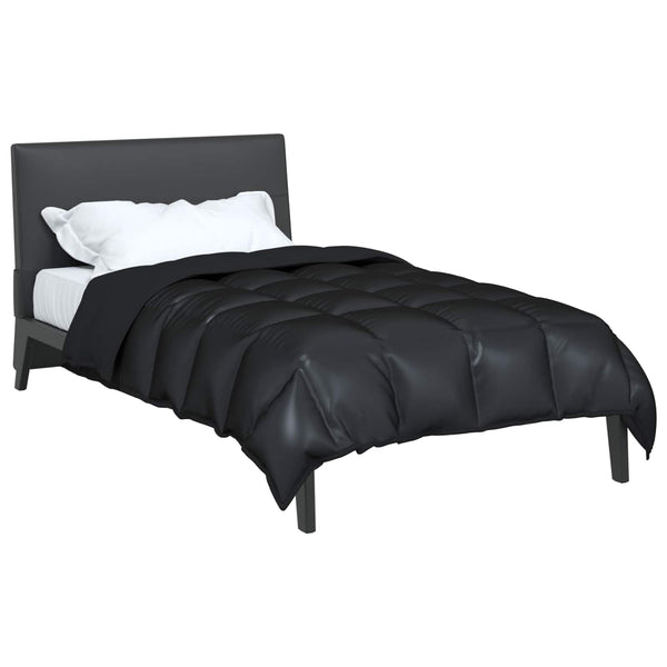 Winterbettdecke Schwarz 135x220 cm