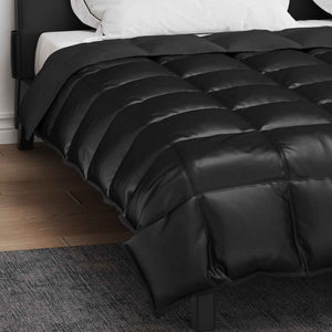 Winterbettdecke Schwarz 220x260 cm