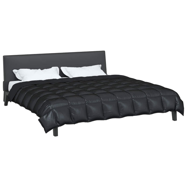 Winterbettdecke Schwarz 220x260 cm