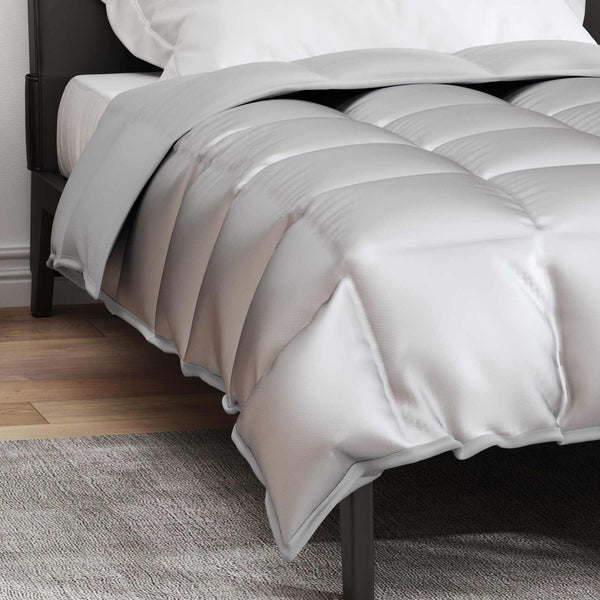 Winterbettdecke Silber 135x220 cm