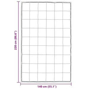 Winterbettdecke Silber 140x220 cm
