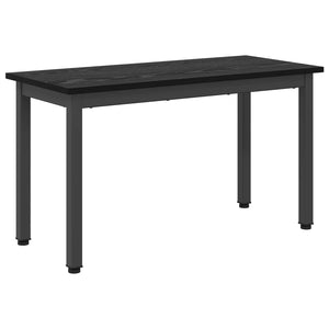 vidaXL Banc noir aspect chêne 80 x 35 x 45 cm Matériau à base de bois