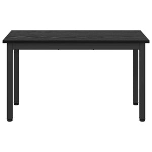 vidaXL Banc noir aspect chêne 80 x 35 x 45 cm Matériau à base de bois